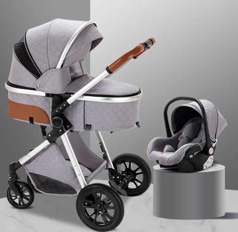 NOU Carucior bebe 3 in 1 bebelus landou copii pliabil smart + CADOU