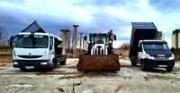 Transport basculabil & prestări servicii buldoexcavator