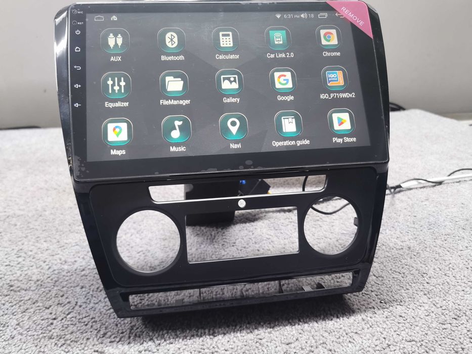 Navigatie Skoda Octavia 2 2007-2014 QLED 4/64gb octacore