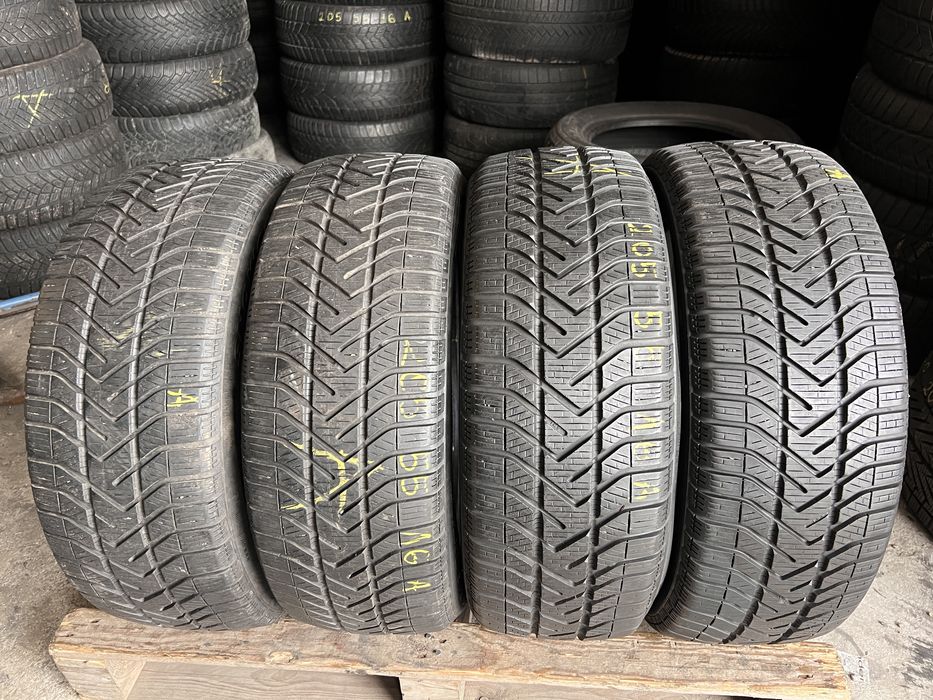 4 anvelope iarna 205/55/16 , Pirelli , 6-6.5 mm