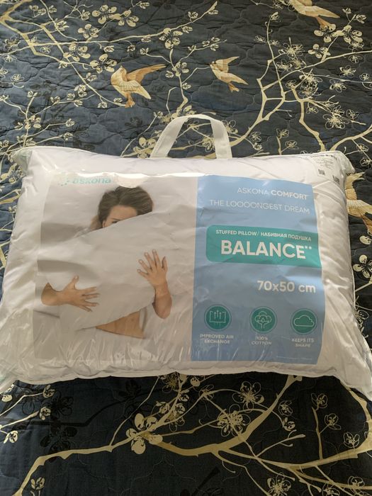 Подушки askona, новая и две бу