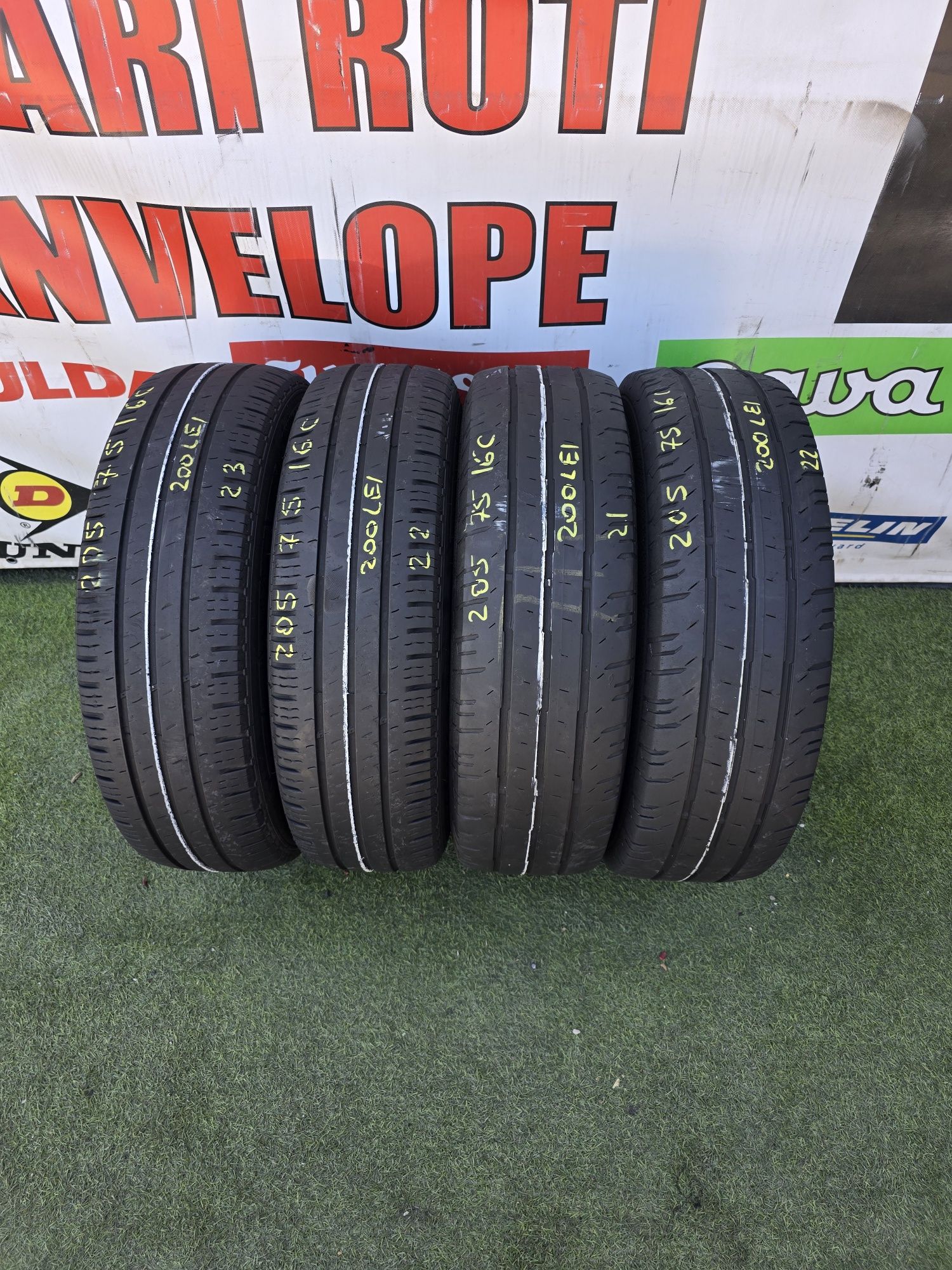 205.75.16c 2x continental 2x hankook