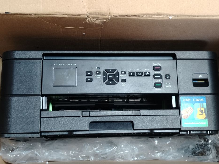 Imprimanta, Brother, DCP-J1050DW, A4, 1200 x 6000 DPI, 17 pagini/minut