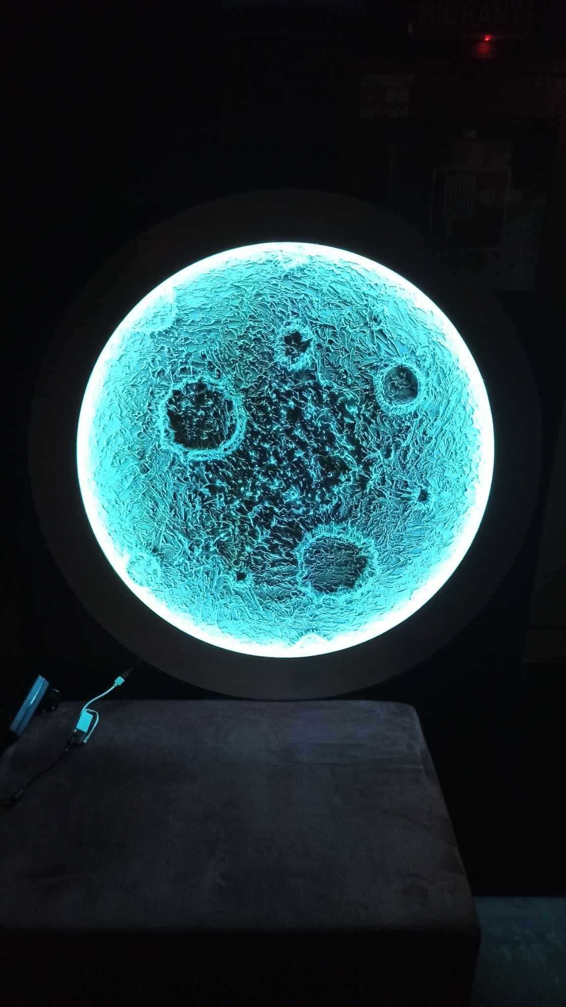 Pictura decoratiune 3D iluminata cu led colorat diferite marimi