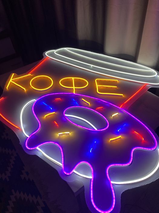 Неон Астана / Неоновый вывеский