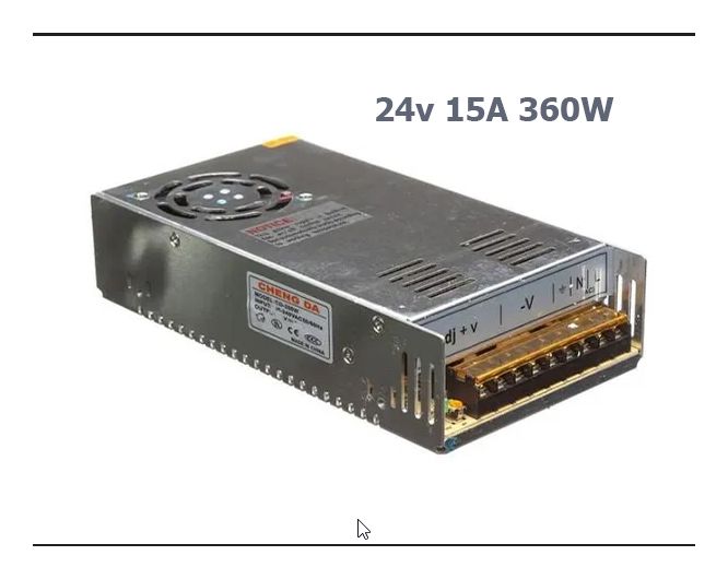 Блок питания 24В., 15А