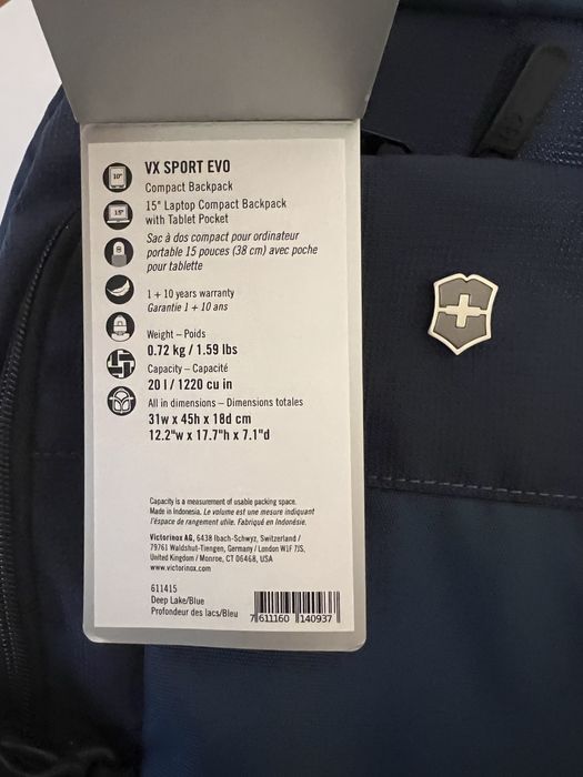 Раница Victorinox VX SPORT EVO