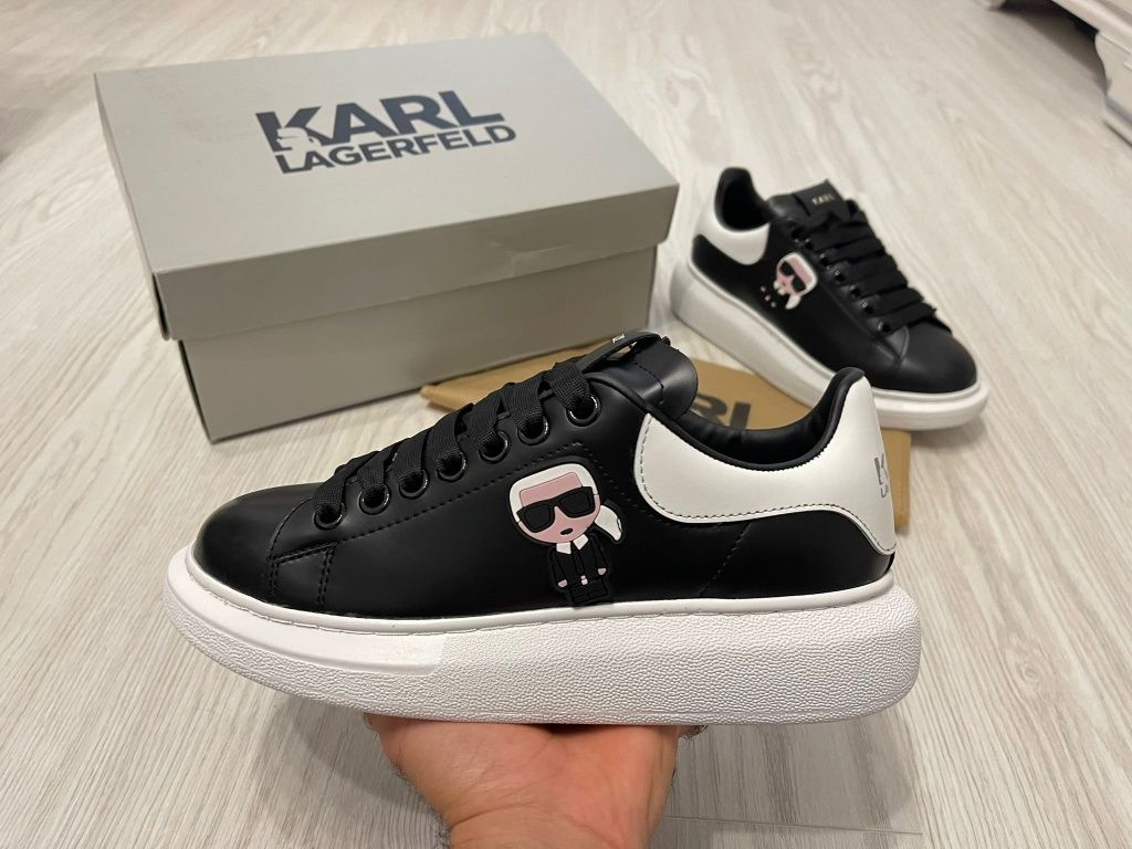 Adidasi Karl Lagerfeld black/white produs NOU premium