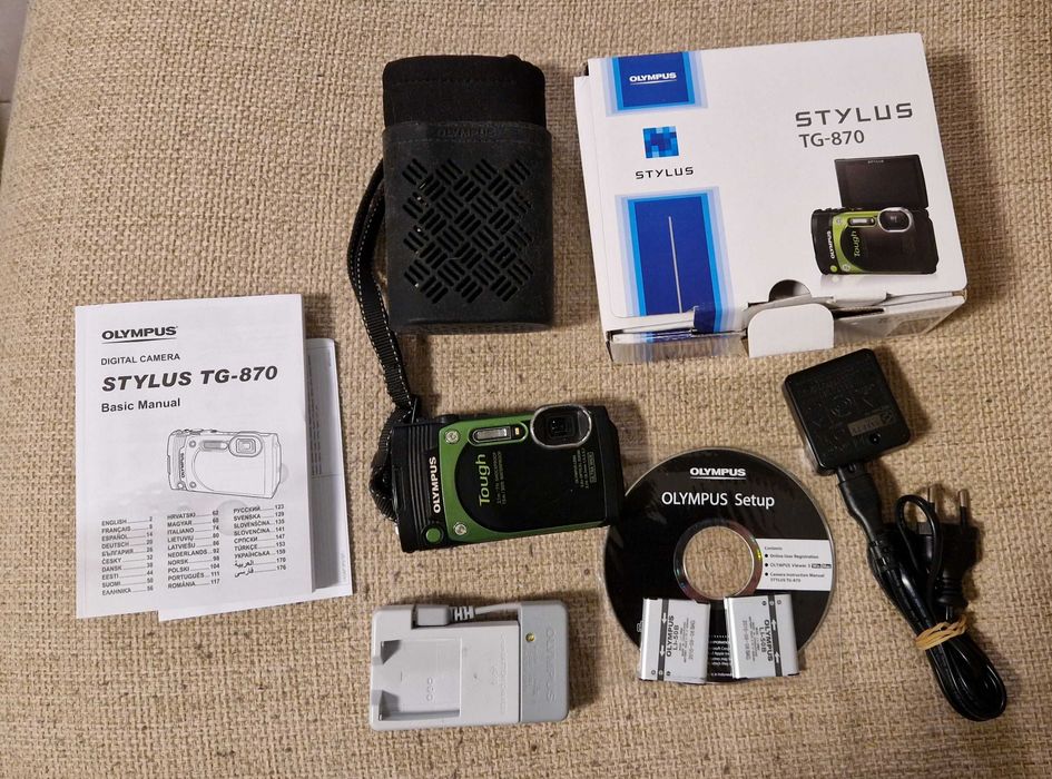 Водоустойчив и прахоустойчив фотоапарат Olympus TG-870