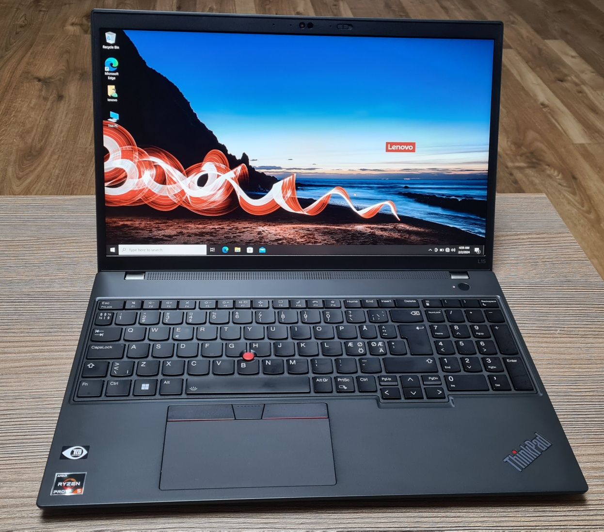 Lenovo Thinkpad L15 gen3, Ryzen 5 5675u, 16 GB DDR4, ssd 256 GB