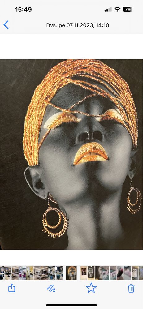 Tablou modern femeie africana
