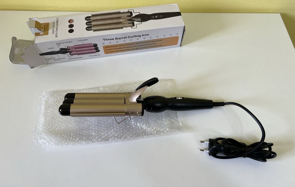 Ondulator par - Three Barrel Curling Iron