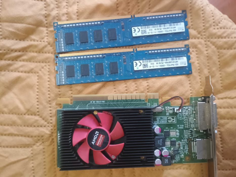 Vând placa video , kit ram DDR 3