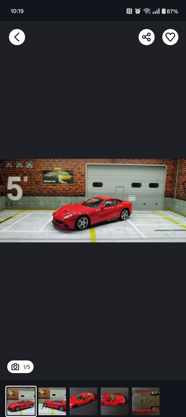 Ferrari 1:43 458,F12,Dino,Gto,430 7лв брой