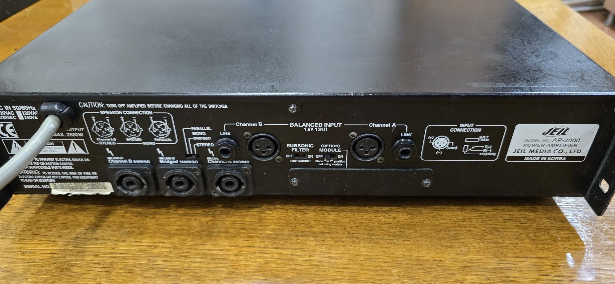 Amplificator Jeil AP2000