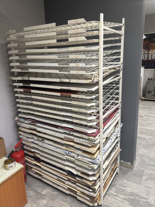 Метален рафт за картон 70х100