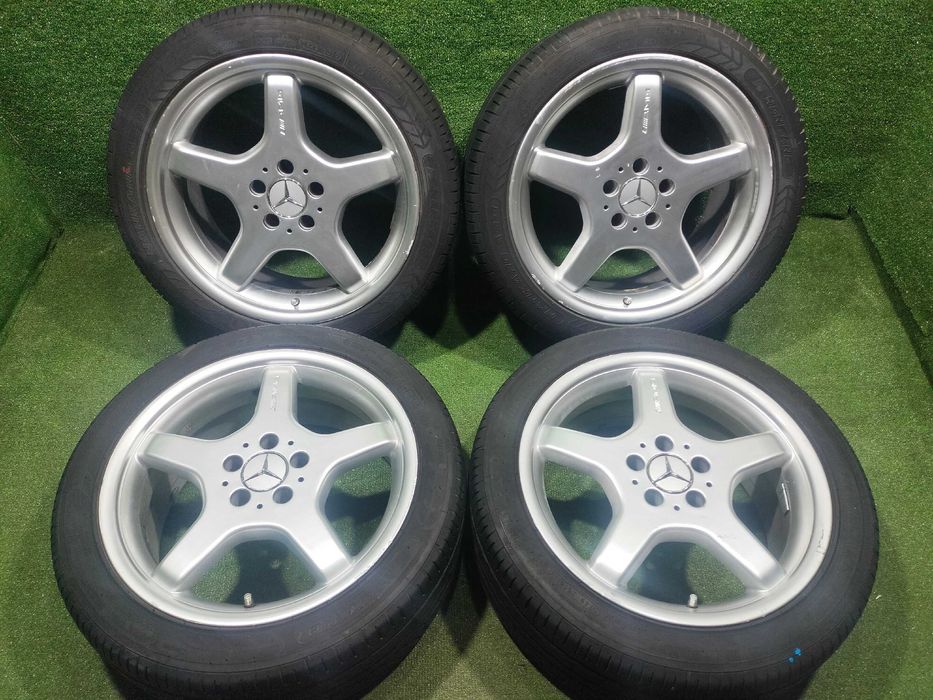 Продам Оригинальный диск с шинами разноширокие R18 AMG