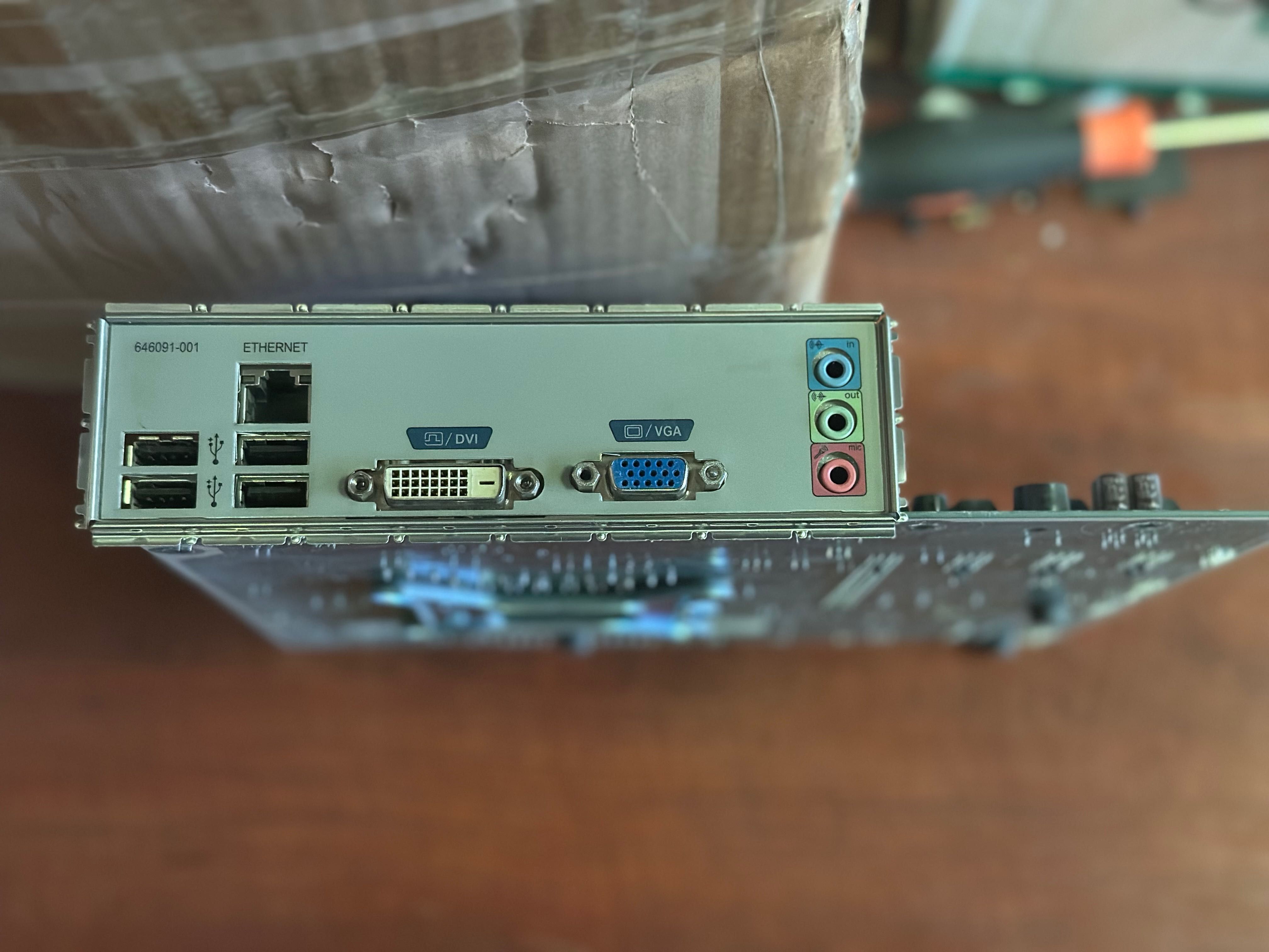 Материнская плата + проц 4ядер i5-2400 4gb озу кулер