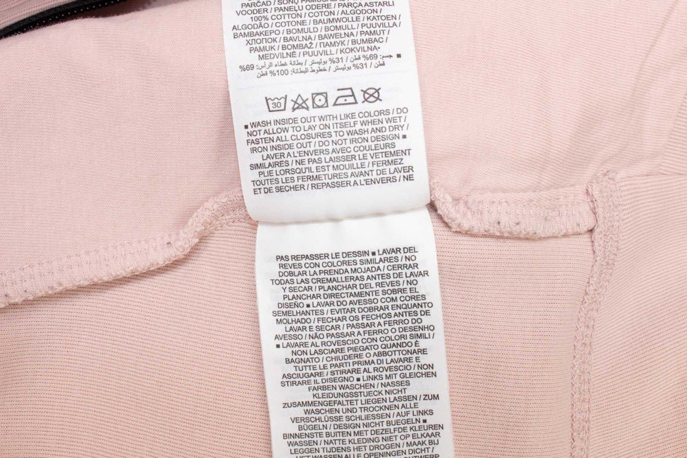 Nike Tech Fleece оригинален суичър розов худи горница с качулка S