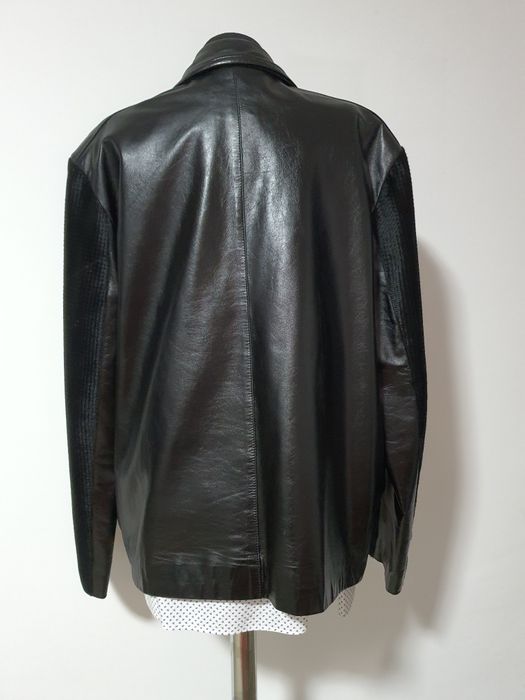 Geaca TIGER,model de lux, exclusivist, blana/piele naturala de ponei