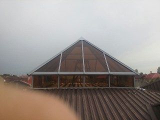 Стеклянные крыши, купола, горизонтальные витражи