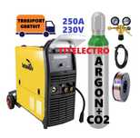Aparat sudura DIGI MIG 250 + tub 8L corgon plin + reductor + sarma 5kg