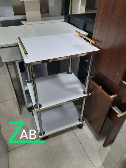 Каталка тумбочка этажерка помощница для салона красоты и косметологии