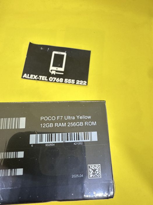 Xiaomi Poco F7 Ultra 5G 256GB 12GB RAM Dual Sim Yellow Sigilat