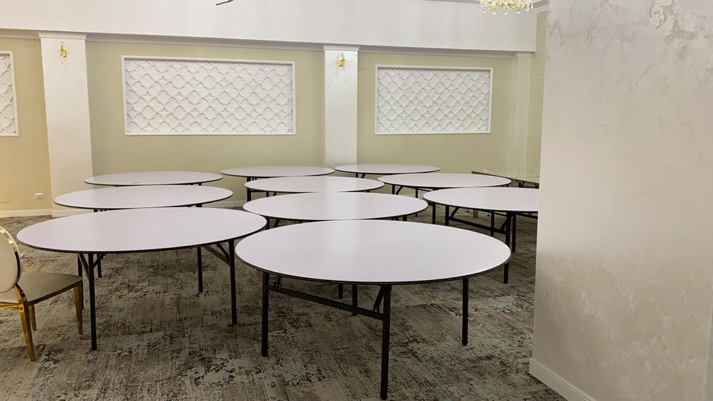 Masa rotunda 10-12 persoane restaurant, nunti, evenimente (mese 180cm)