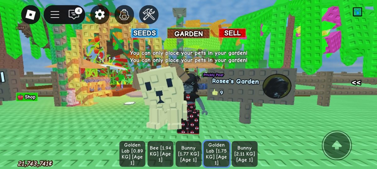 Продаю животных Grow a Garden