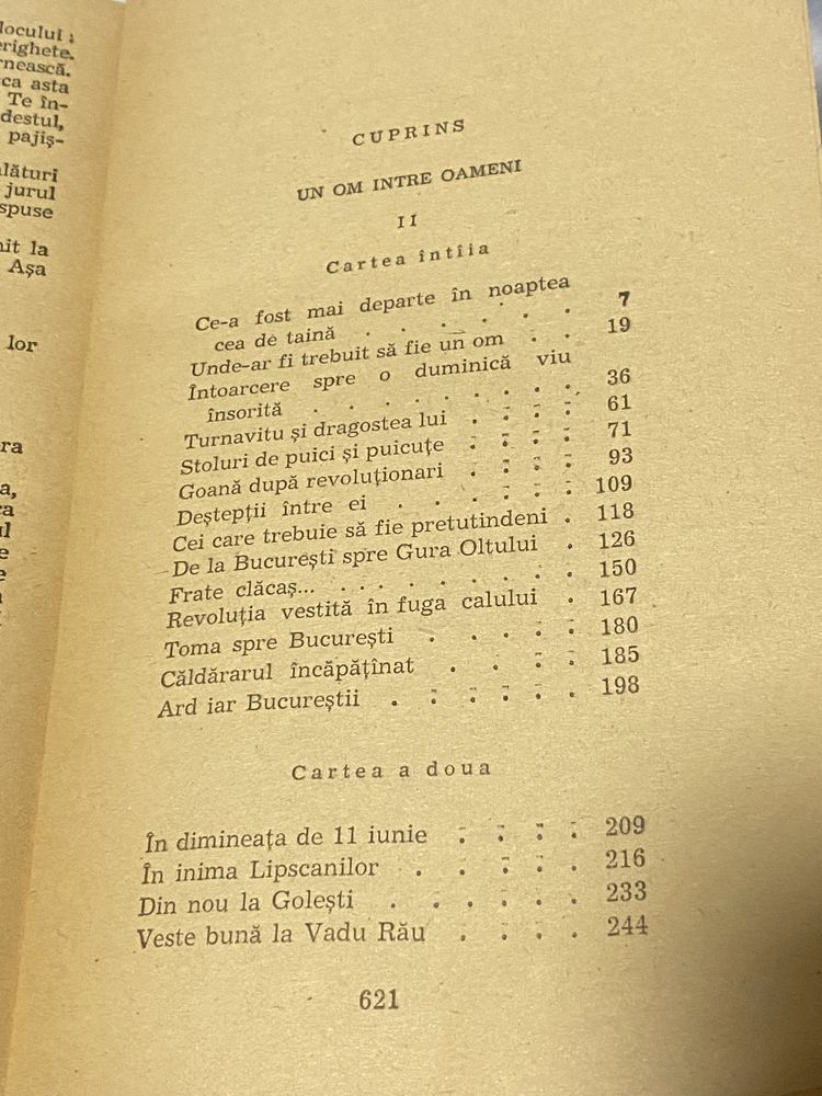 Camil Petrescu-Un om între oameni-1988-Ed. Cartea Românească