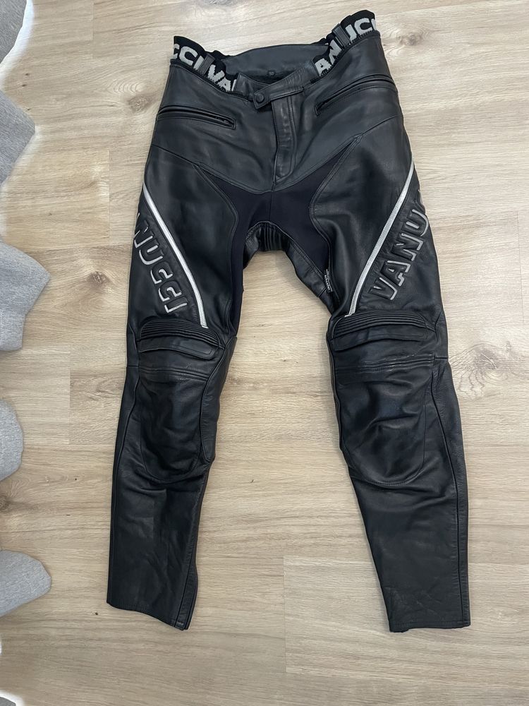 Pantaloni moto piele VANUCCI marime 50