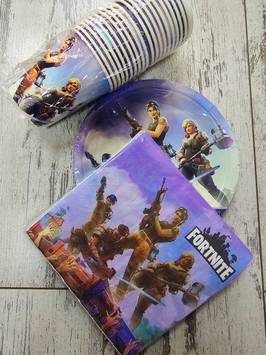 Празнична украса Fortnite сет за рожден ден 10 деца