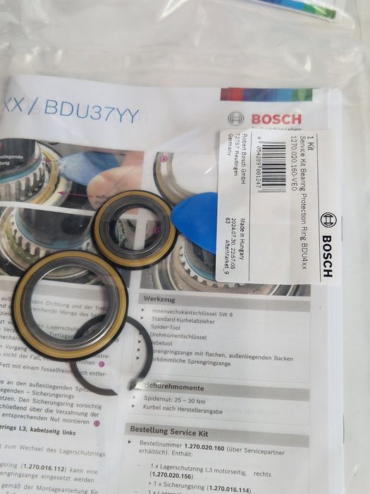 Kit reparatie rulmenti motor ebike Bosch generatie 4 si Bosch Smart Sy