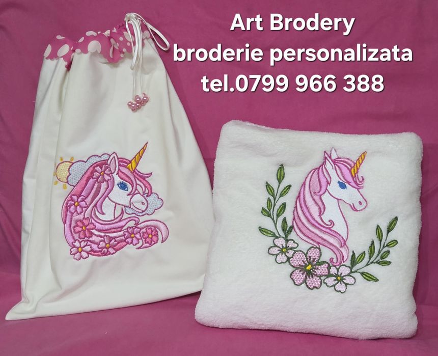 Paturici pesonalizate + saculet brodat