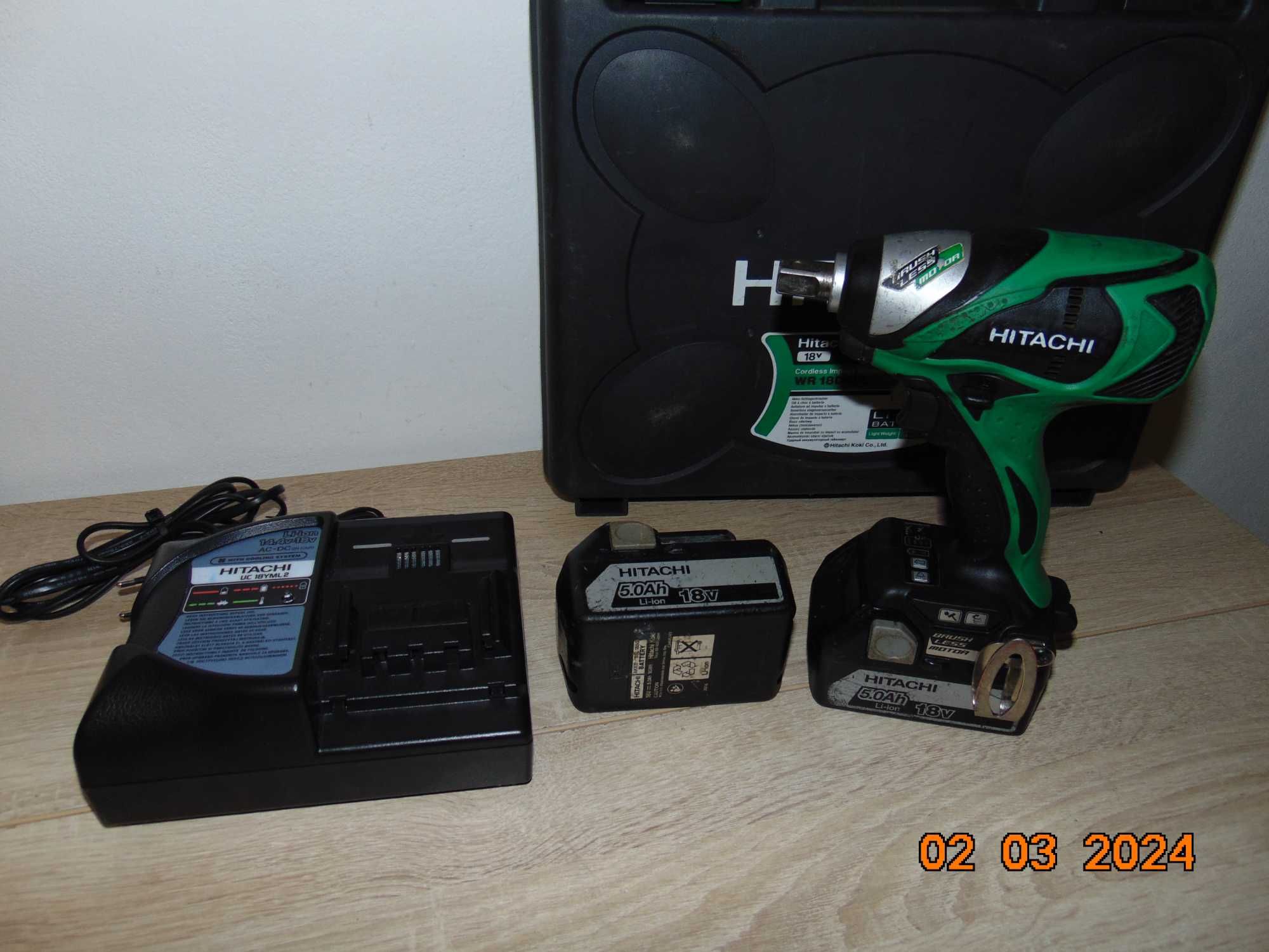 Hitachi WR18 DBDL filetanta brushless impact 1/2