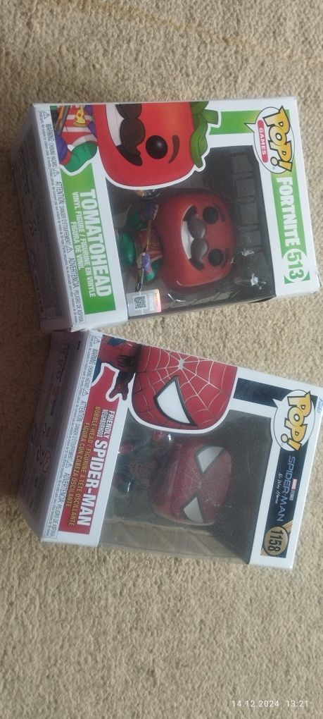 Фигурки от Марвел и Фортнайт , Spider man, Tomatohead