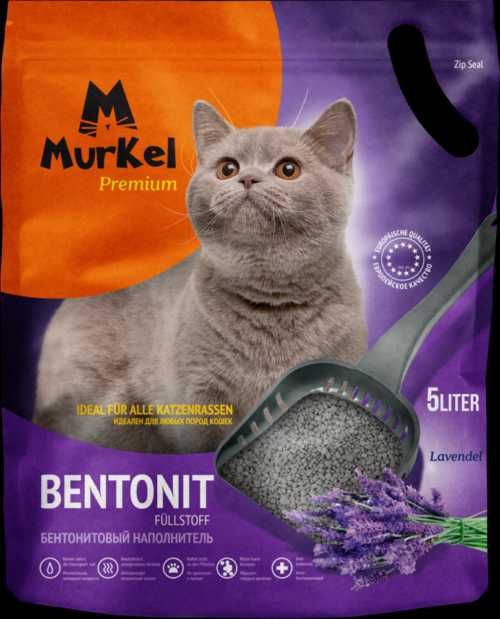 Наполнитель Murkel бентонит 5л и 10л