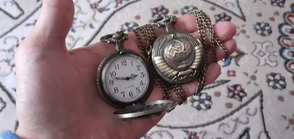 Продам - новые подарочные карманные часы ностальгия  - СССР .
