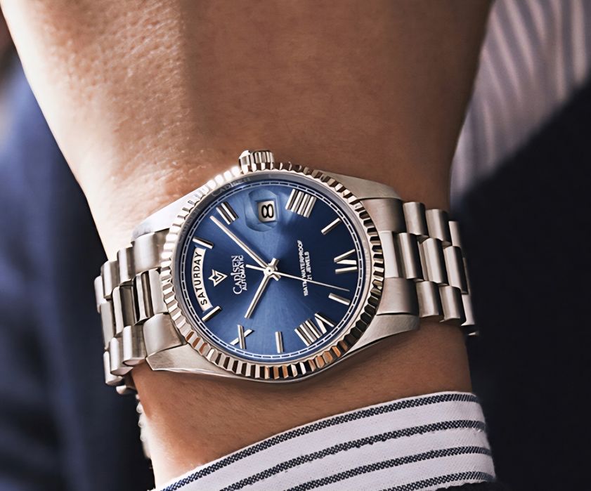 Cadisen day date blue