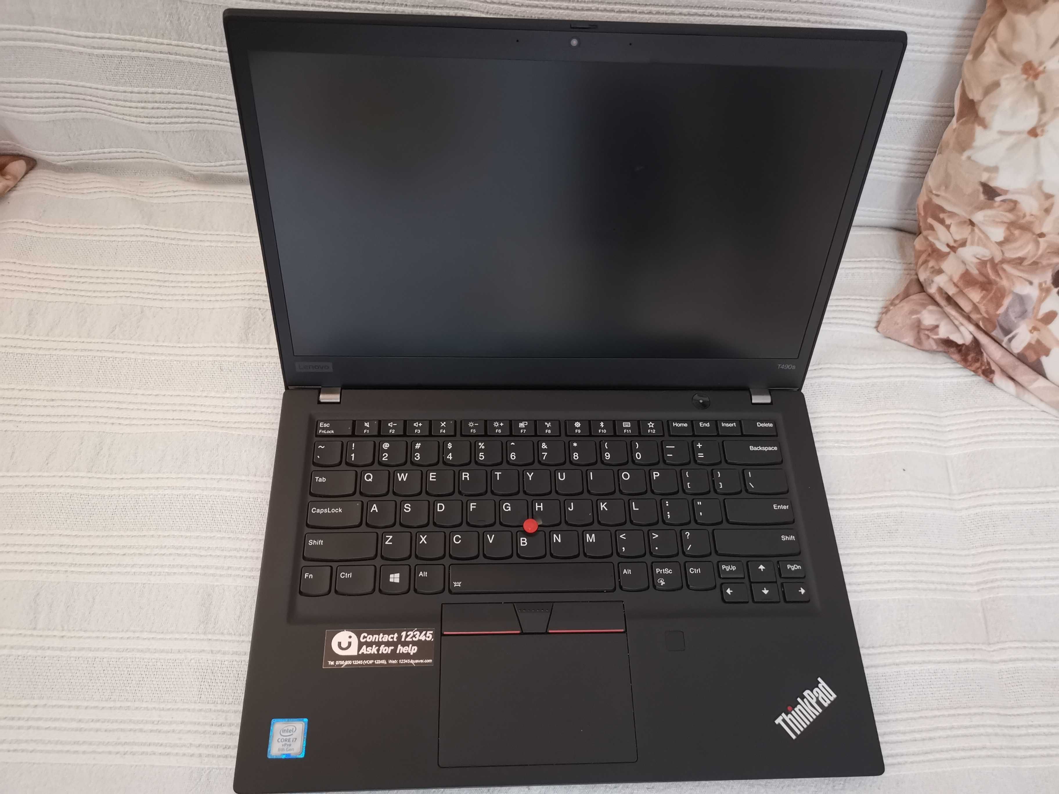 Laptop Lenovo ThinkPad T490s, i7 Gen8, 16GB, 512GB SSD, windows 10 Pro