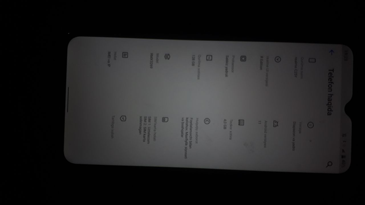 Realme c25y halati yaxshi