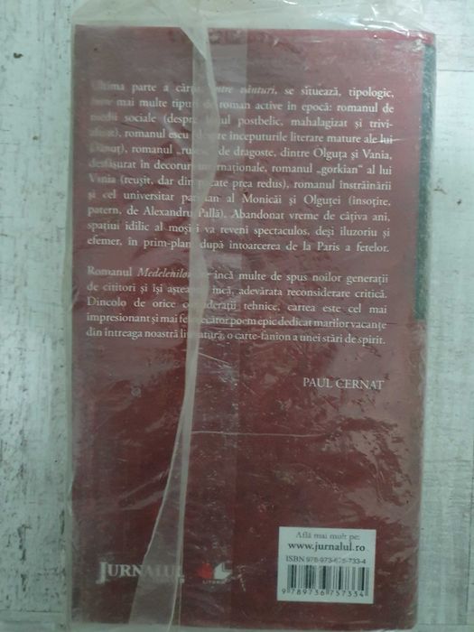 Ionel Teodoreanu - La Medeleni, vol. 3, cartonat. Sigilat! Colecția Ju