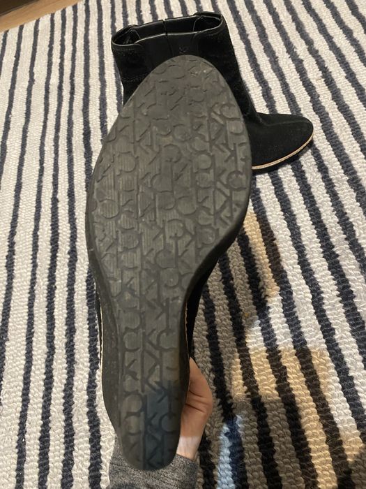 Ghete Calvin Klein din piele (zara tommy hilfiger hm musette)