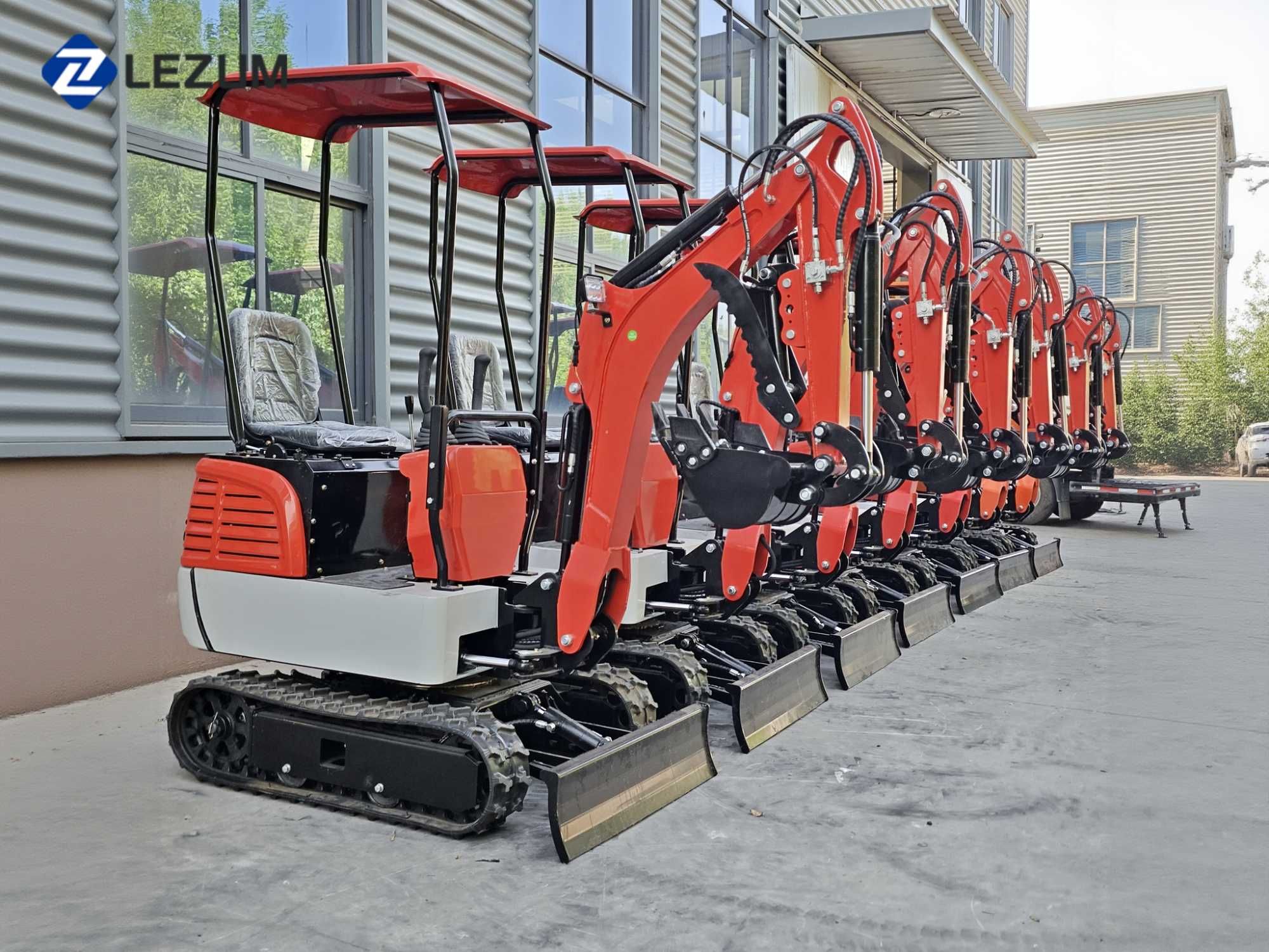 Продава се мини багер LEZUM DY12 - Производител търси дистрибутори