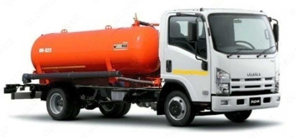 Ассенизационная цистерна ISUZU NPR82L (CNG)