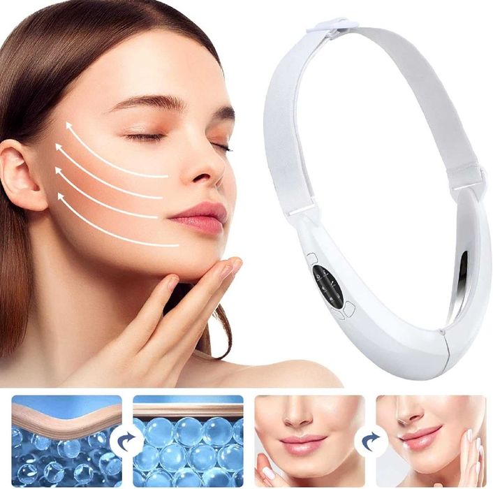 Уред за терапия на лице и двойна брадичка EMS V face beauty meter