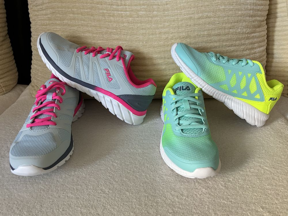 Маратонки PUMA, FILA и NIKE