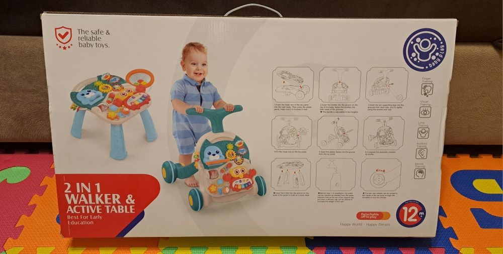 Игрушка , Толокар  и столик,  новое