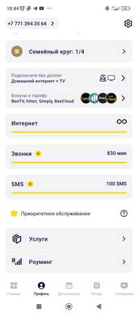 Безлимитный интернет Билайн за 2600